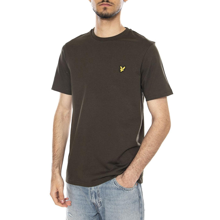 PLAIN T-SHIRT OLIVE - Maglietta Girocollo Uomo Verde TS400VOG W48 LYLE & SCOTT 