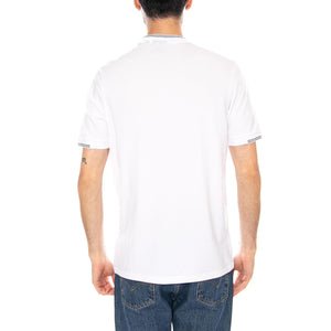 FINE TIPPED T-SHIRT WHITE / EVERGLADE - Maglietta Girocollo Uomo Bianca TS2405V Y16 LYLE & SCOTT 