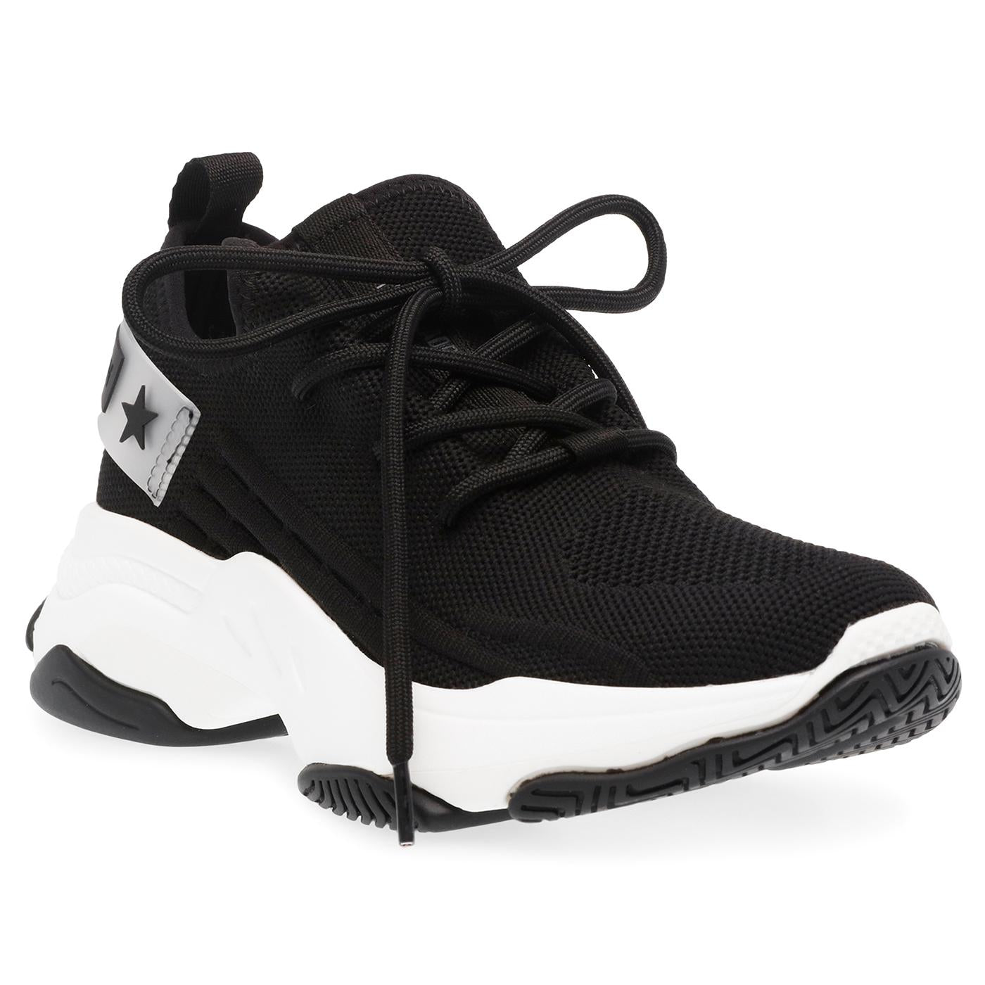 Mezure Black - Scarpe Stringate Profilo Basso Donna Nere SMPMEZURE-BLA  STEVE MADDEN 