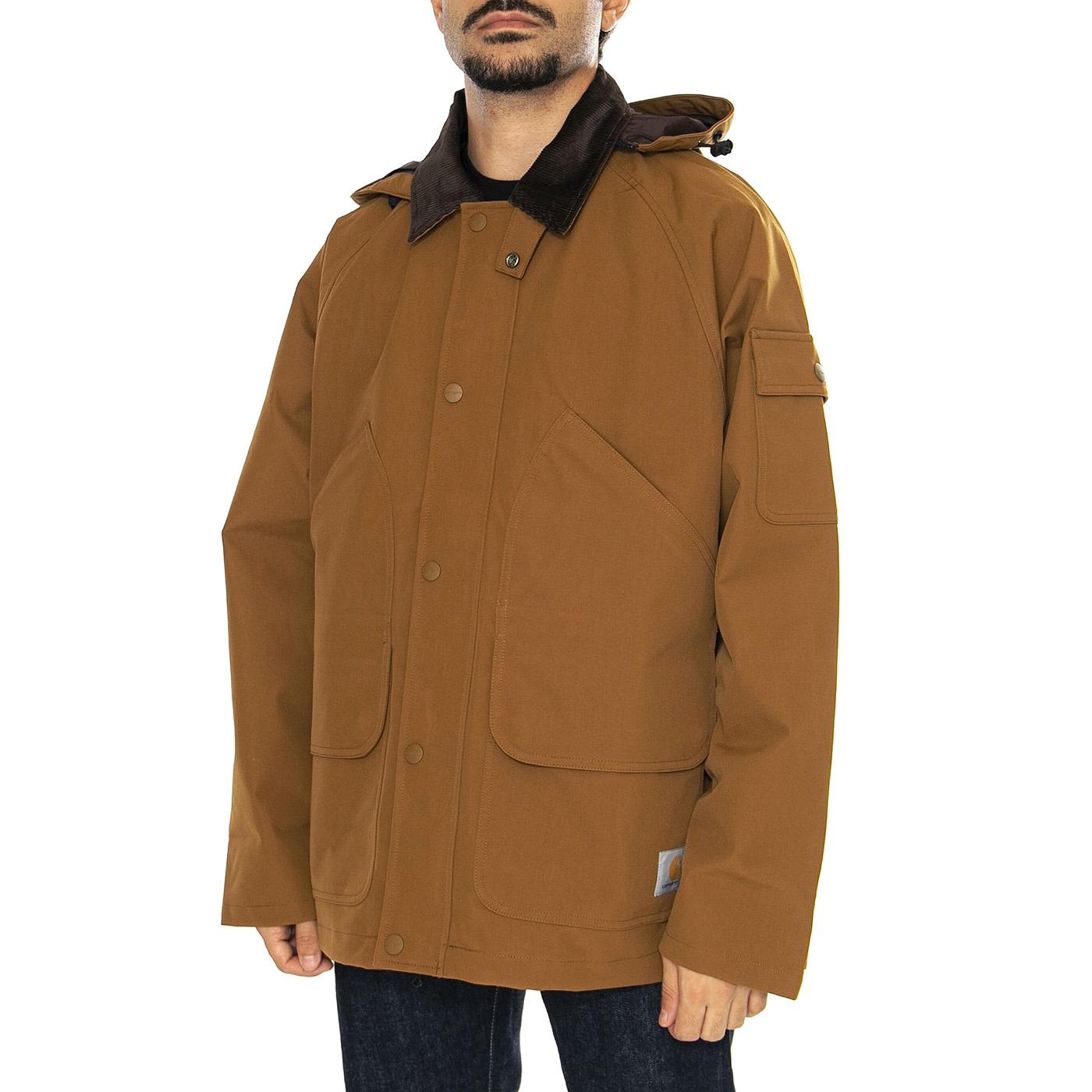Clarton Jacket Hamilton Brown / Tobacco - Giacca Uomo Marrone I033871.00SXX  CARHARTT WIP 