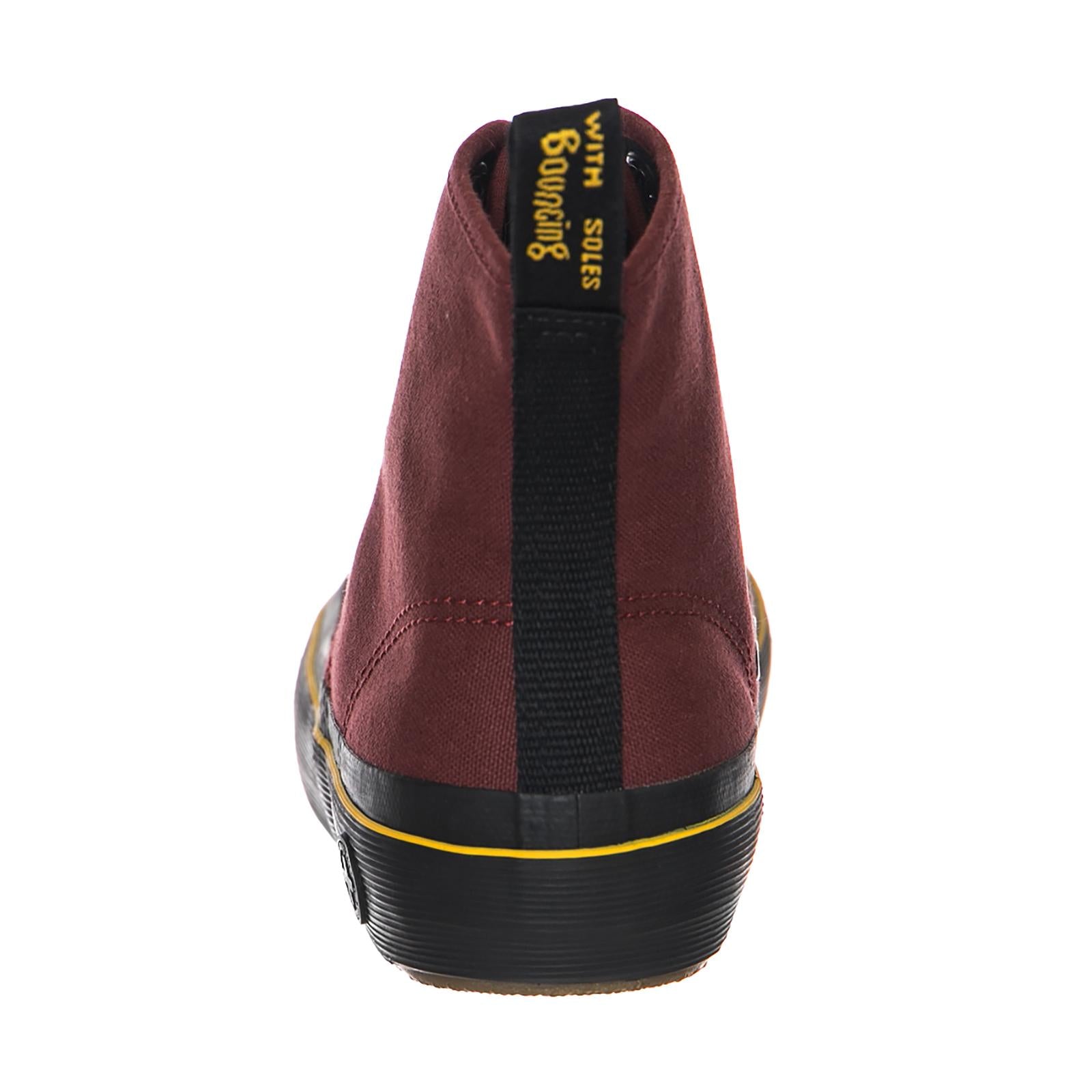 MONET CHERRY RED/ BLACK CANVAS DMSMONCBCV21968600  DR.MARTENS 