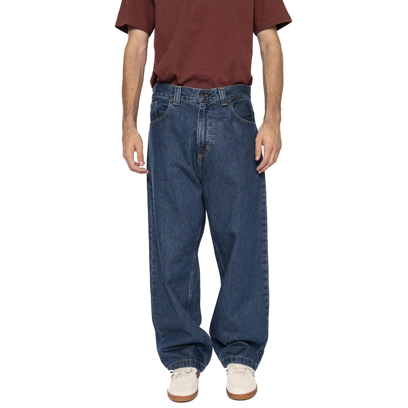 Baggy Jeans Relaxed Carhartt WIP Brandon - Pantaloni Uomo Blu I035893-106 . CARHARTT WIP 