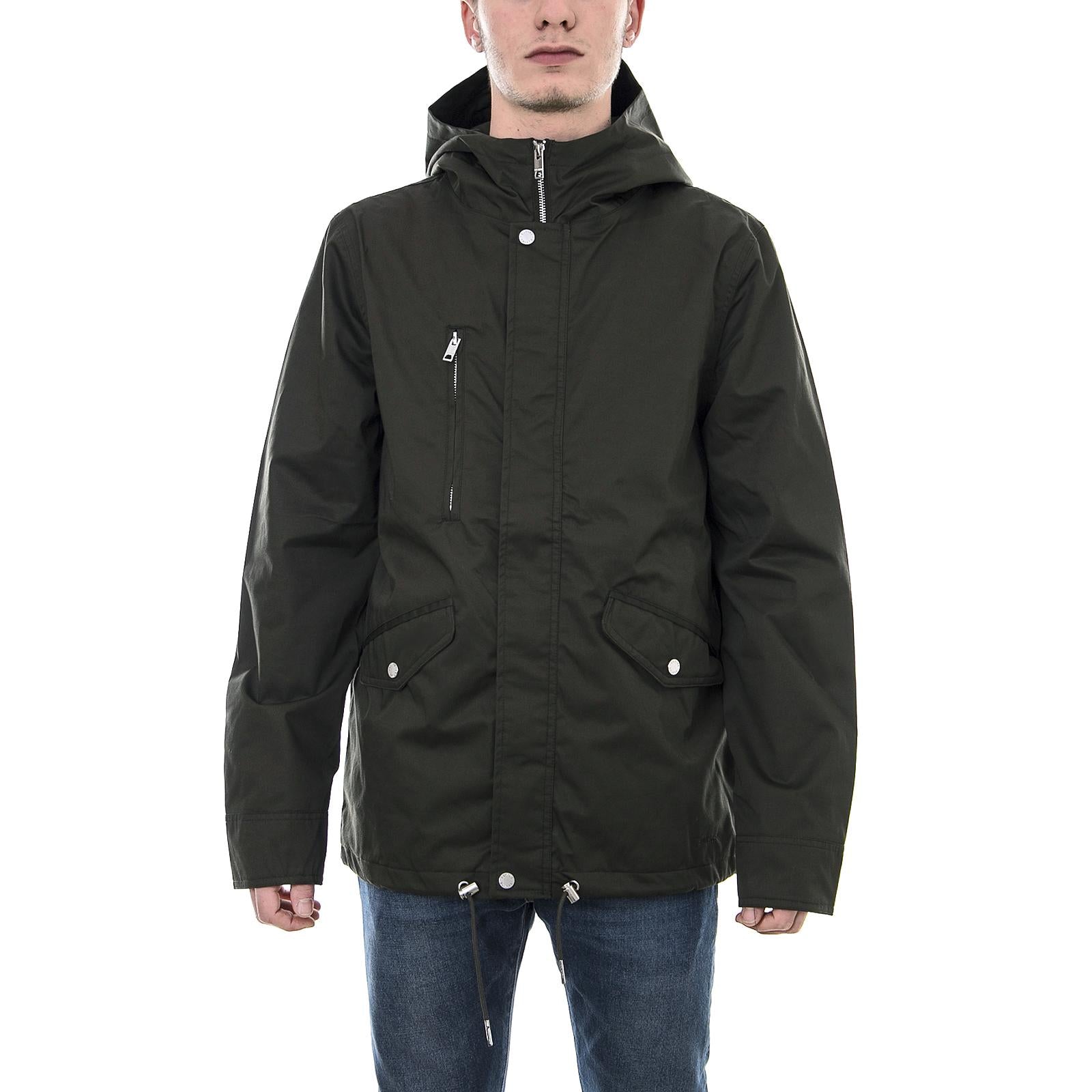 Craig Jacket - Olive Night - Giacca Invernale Uomo Verde Scuro 181013-968  ELVINE 