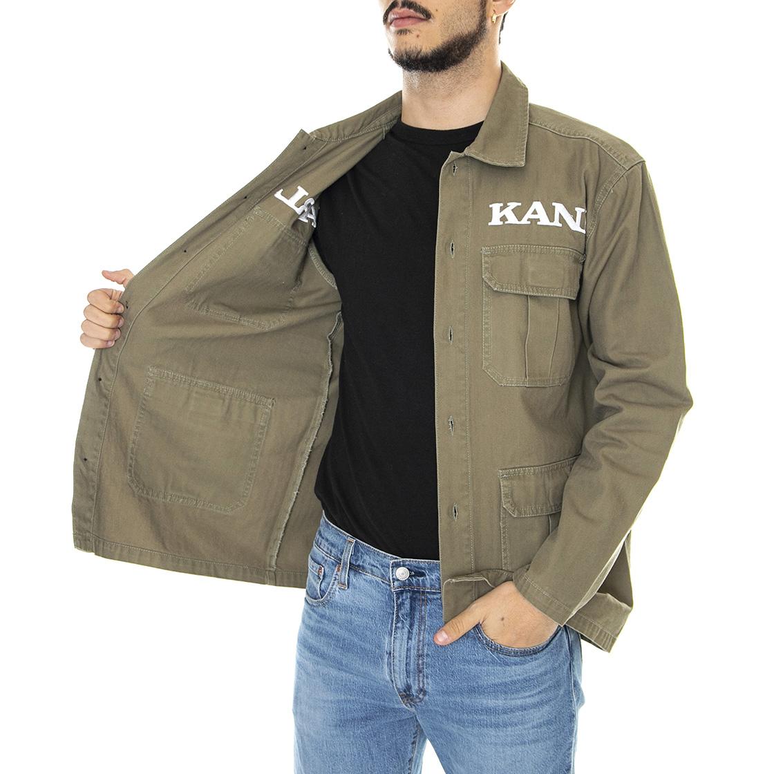 Retro Utility - Giacca Invernale Uomo Verde Scuro KRCKM213-020-1  KARL KANI 