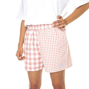 Mixed Up Gingham - Bermuda Donna Rosa / Rosette VN0A7RKFYRV1  VANS 