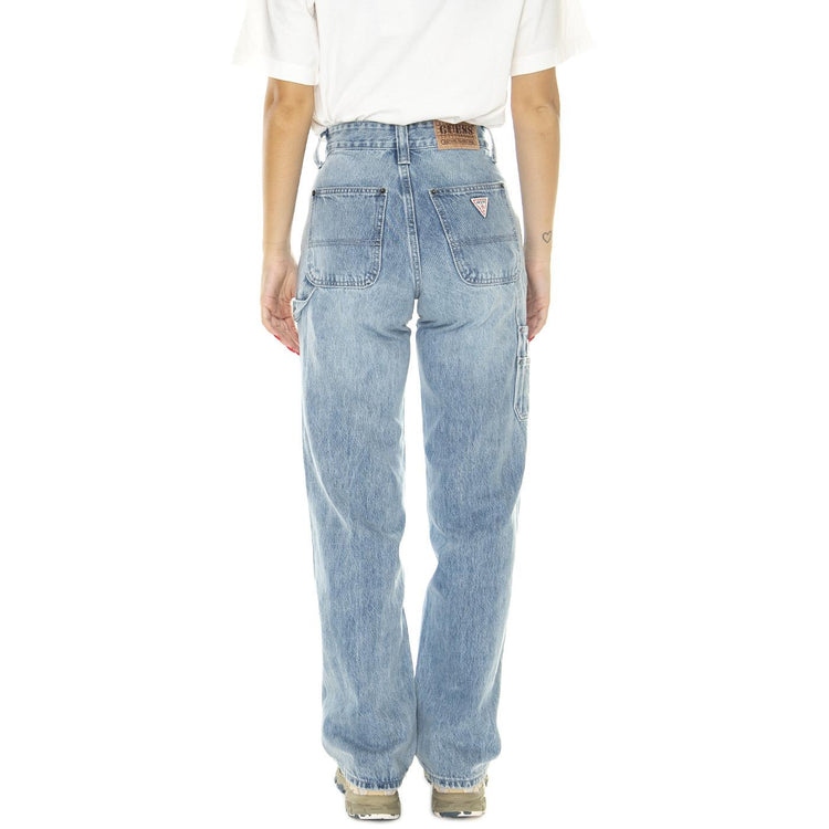 Go Denim Carpenter Pantt Go Leo Wash - Pantaloni Denim Jeans Donna Blu M3BG43D4XY5-F7WO  GUESS ORIGINALS 