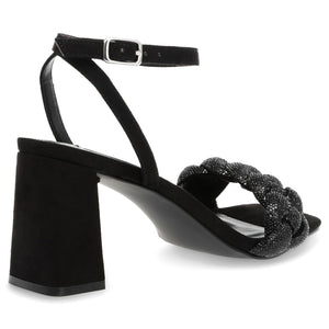 Lidia Black / Crystal - Sandali Donna Neri SMSLIDIA-BLK  STEVE MADDEN 