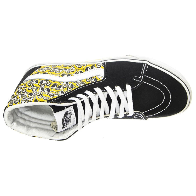 Ua Sk8-Hi Mooneyes Black / Yellow - Scarpe Stringate Profilo Alto Uomo Nere / Gialle VN0A5JMJY231  VANS 