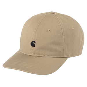 Madison Logo Cap Leather / Black - Cappellino con Visiera Beige I023750-0DKXX . CARHARTT WIP 