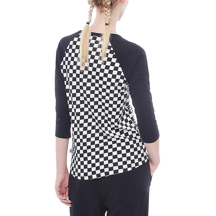 WM CHECKS RAGLAN CHECKERBOARD VA3IRJP53  VANS 