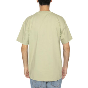 S/S American Script T-Shirt Pale Olive - Maglietta Girocollo Uomo Verde I029956.UVXX . CARHARTT WIP 