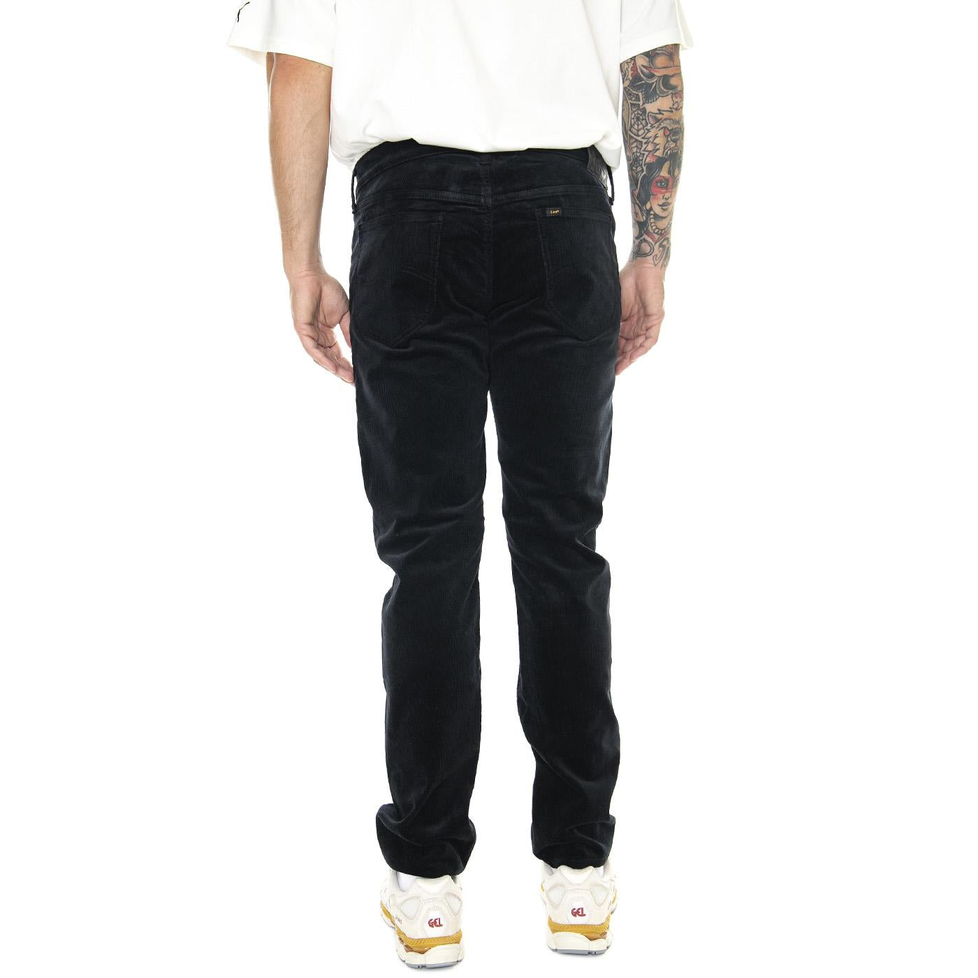Daren Zip Fly Black - Pantaloni Uomo Neri 112342357  LEE 