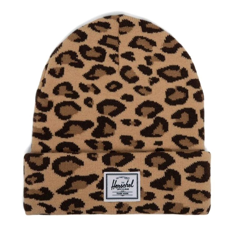 Elmer Leopard Print Beanie Hat 1065-1623-OS  HERSCHEL 
