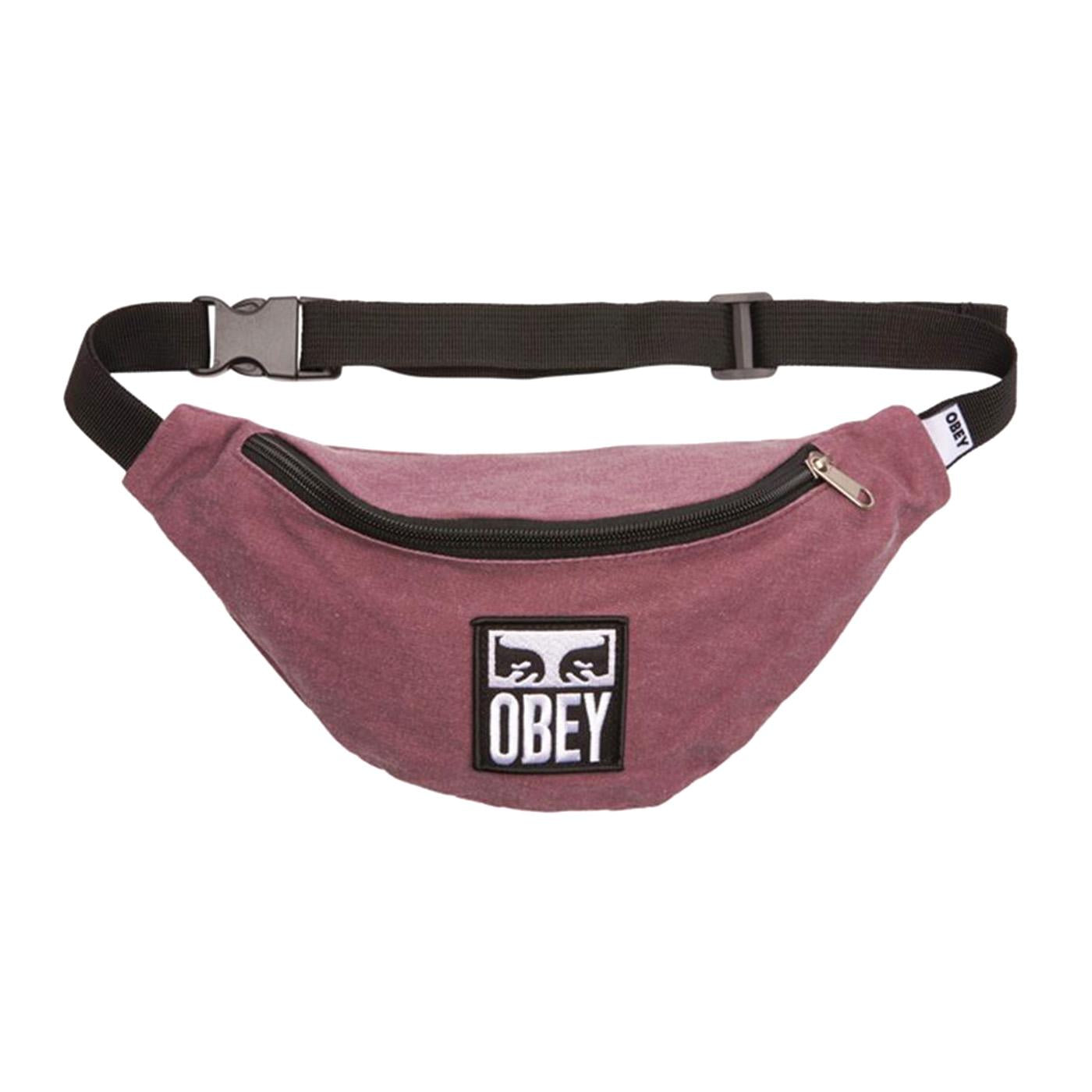 OBEY Wasted Hip Nag II Pigment Burgundy - Marsupio Bordeaux 100010153 BUR OBEY 