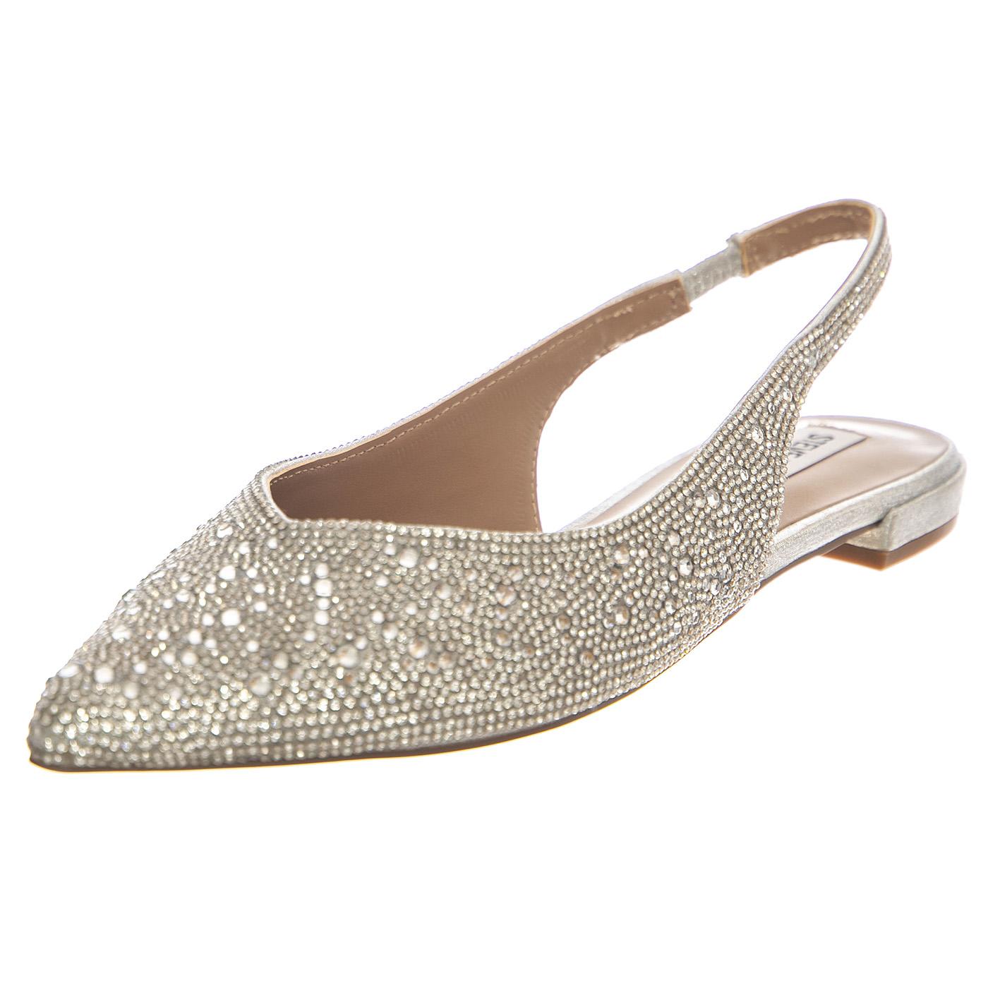 Care Rhinestone - Sandali Donna Argento CARE-R06S1  STEVE MADDEN 