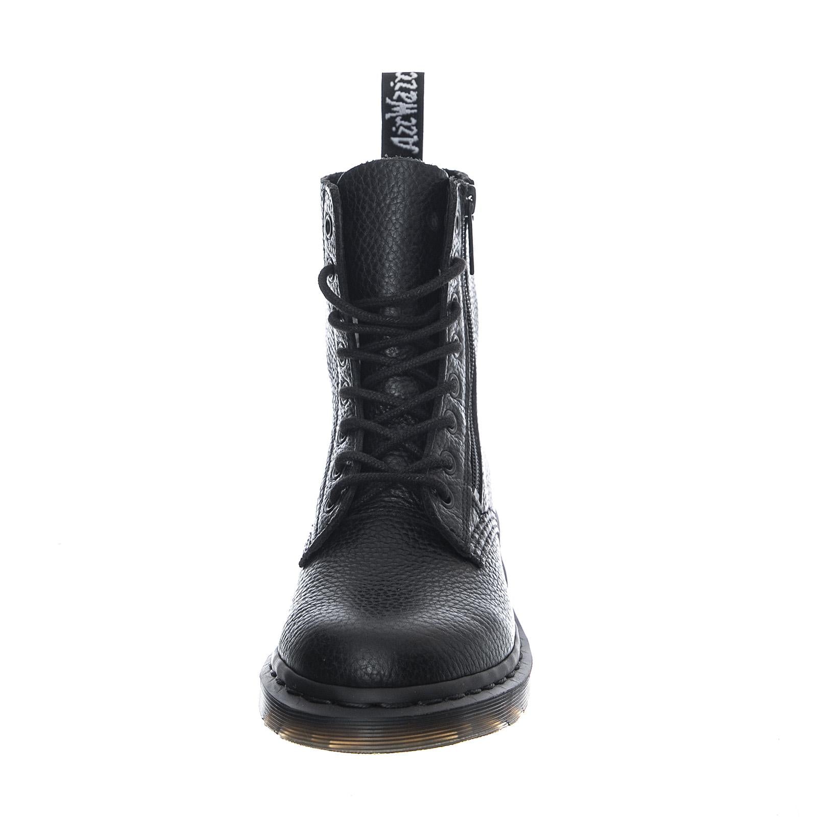 Pascal Wanama Zip Boots - Aunt Sally Black - Stivali Donna Neri DMSPASCZBKAS22008001  DR.MARTENS 