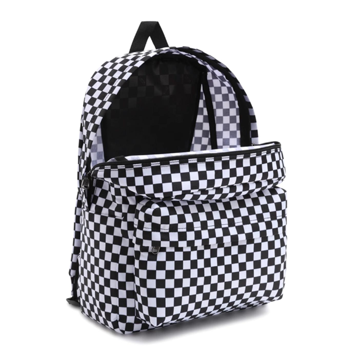 Old Skool Check Backpack Black/White - Zaino Multicolore / Checkerboard VN000H4XY281  VANS 