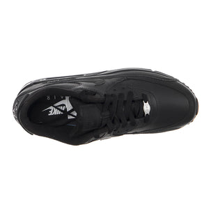 Men s Nike Air Max  90 Leather Shoe BLACK/BLACK 302519-001  NIKE 