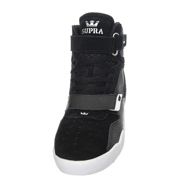 Breaker - Scarpe Stringate Profilo Alto Uomo Nere / Silver 05893-049 . SUPRA 