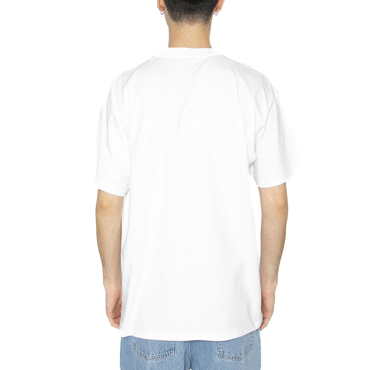 S/S Bumper T-Shirt White / Black - Maglietta Girocollo Uomo Bianca I034664.00AXX  CARHARTT WIP 