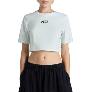 FLYING V CREW CROP II HINT OF MINT - Maglietta Girocollo Cropped Donna Verde VN000GFFRNE1 . VANS 