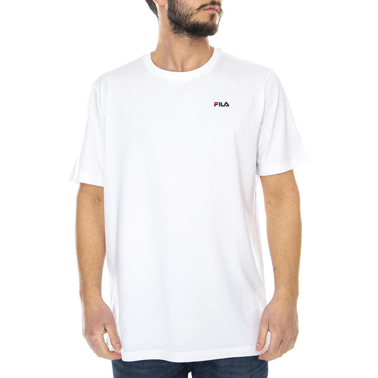 Unwind 2.0 Reg Tee - Bright White - Maglietta Girocollo Uomo Bianca 682201-M67  FILA 