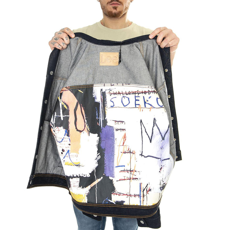 JMB Rider Jacket Inside Art Rinse Blue - Giacca Denim Jeans Uomo Blu 112359247  LEE 