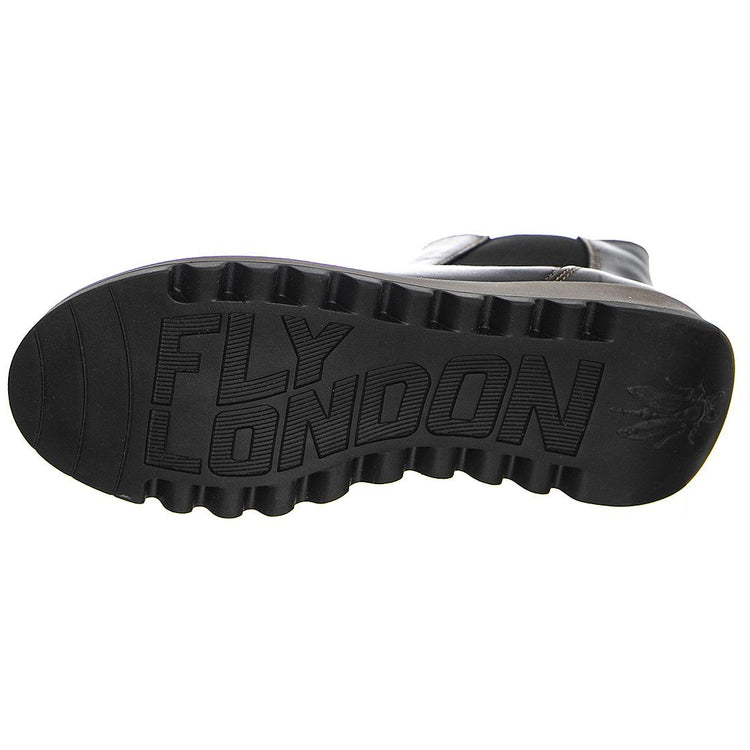 Salv Rug - Stivaletti Profilo alla Caviglia Donna Neri P143195000  FLY LONDON 