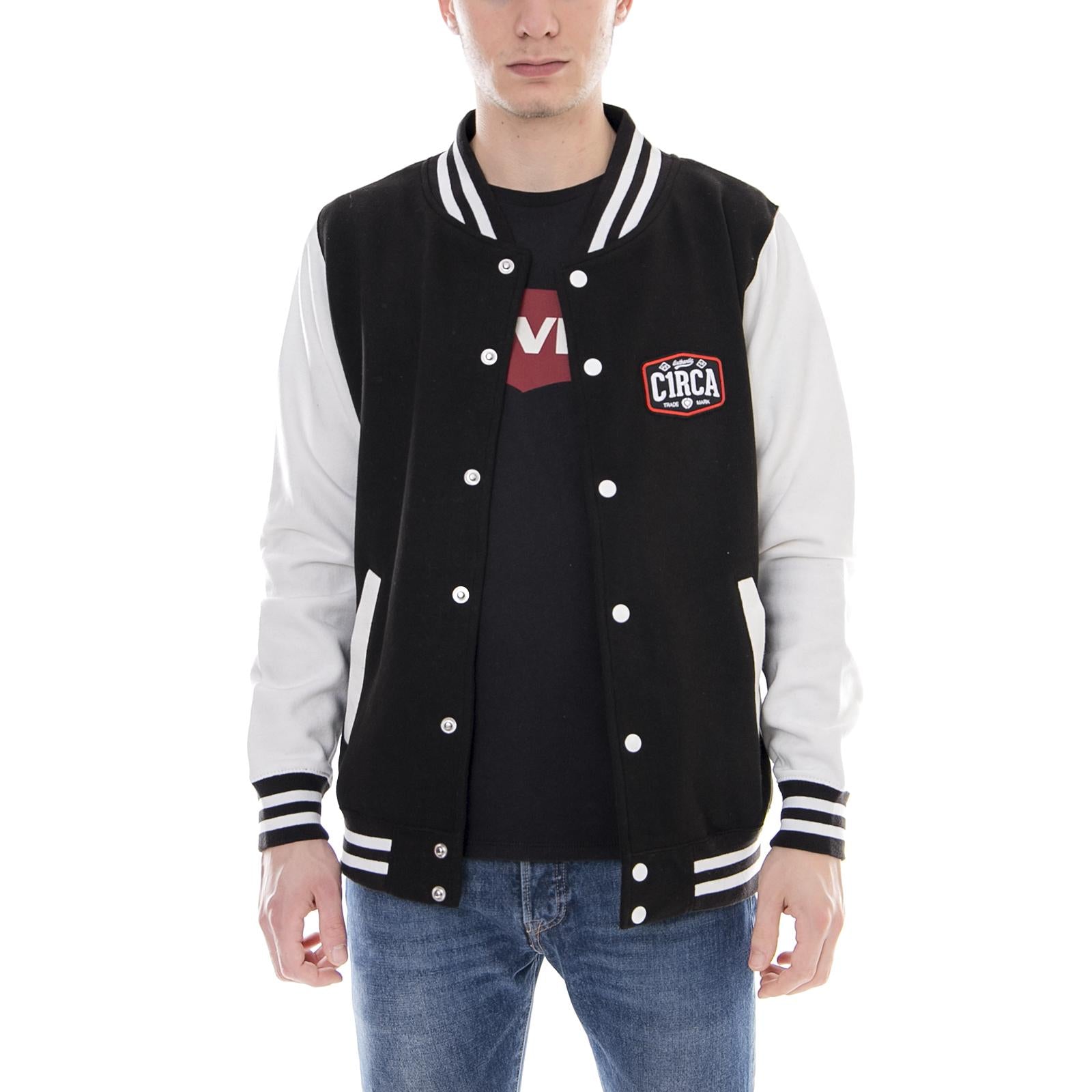 MELVIN VARSITY JACKET  BLACK MJK020-BLACK  C1RCA 