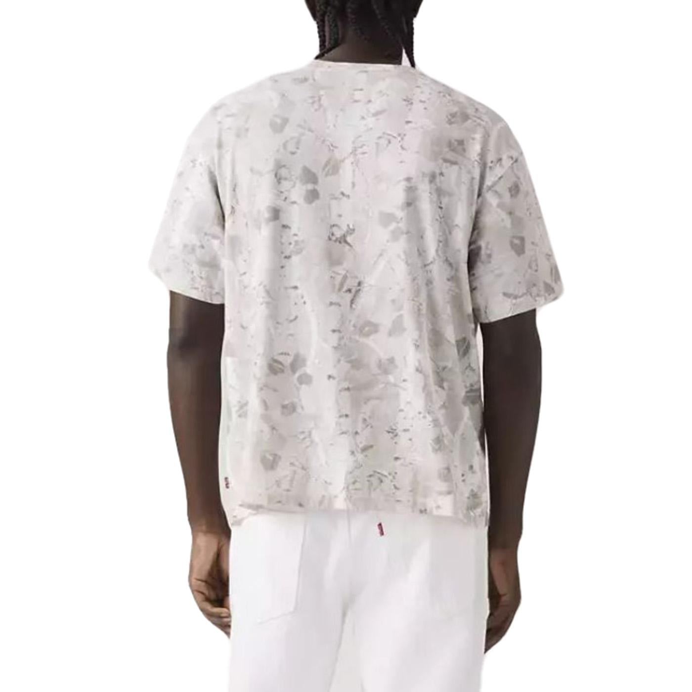 BOXY SS TEE FALKE BIRCH CAMO SILVERY TON NEUTRAL - Maglietta Girocollo Uomo Multicolore 0049F 0015 LEVIS 
