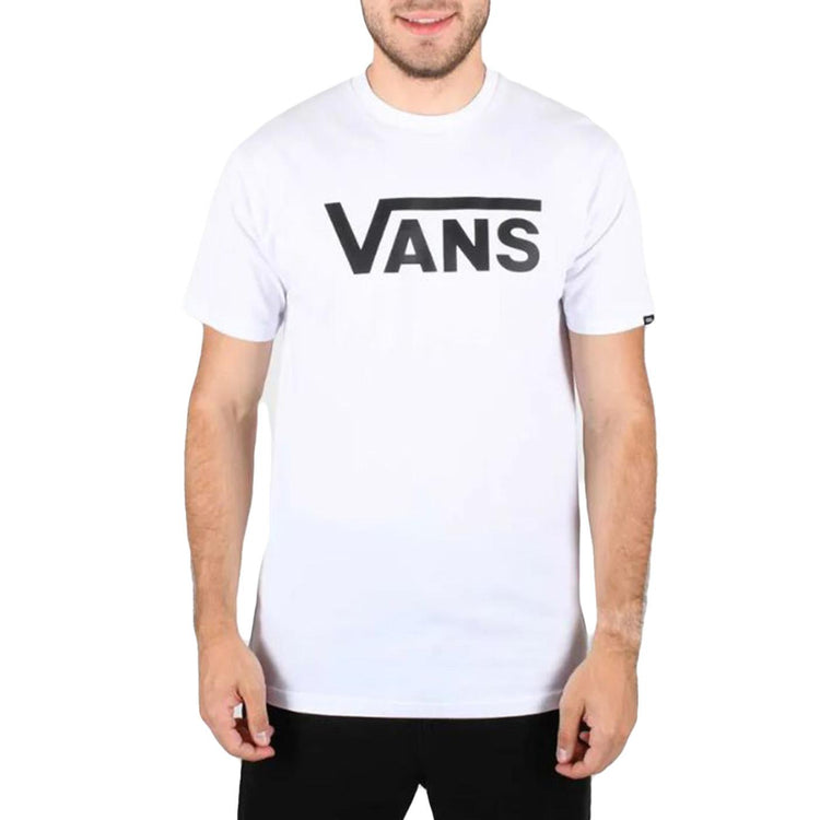 VANS CLASSIC TEE - WHITE / BLACK - Maglietta Girocollo Uomo Bianca VGGGYB2 . VANS 