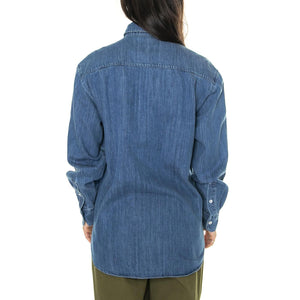 Camicia M/L 36L Denim Shirt - Camicia Denim Jeans Donna Blu CF0036-36L  LACOSTE 