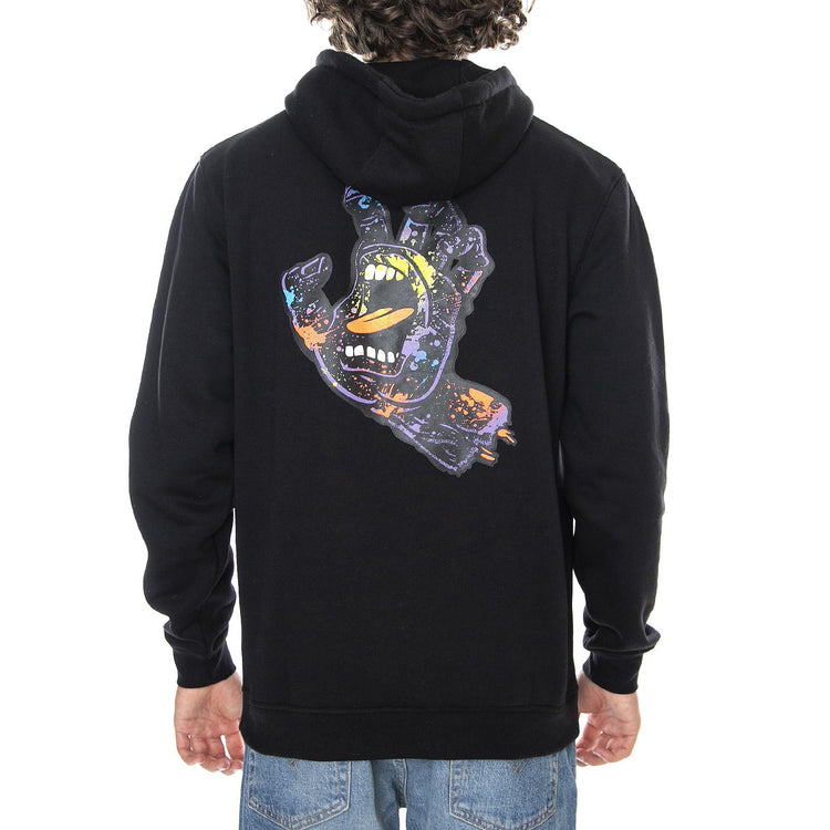  Hood Hand Splatter Hood Black  SANTA CRUZ 