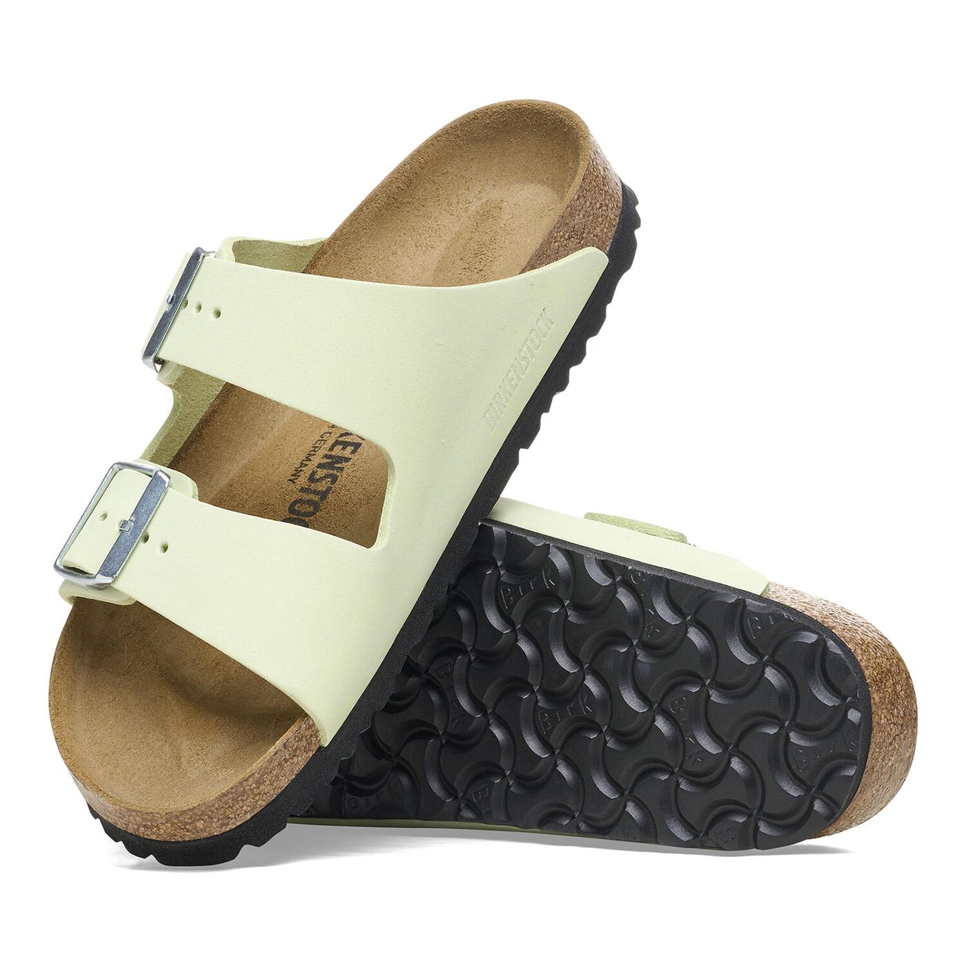 Arizona Faded Lime, Nubuck Leather - Sandali Donna Verdi 1026710  BIRKENSTOCK 