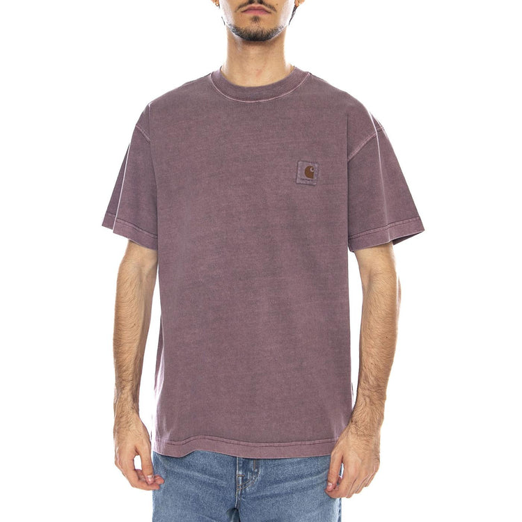 S/S Vista T-Shirt Phlox - Maglietta Girocollo Uomo Grigia I030780.33IGD . CARHARTT WIP 