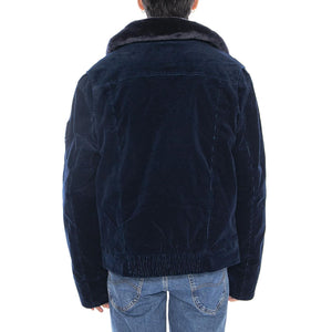 Aviator Jacket Indigo - Giacca Uomo Blu 112371769 . WRANGLER 