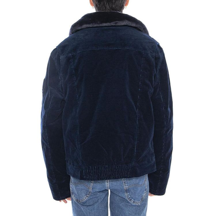 Aviator Jacket Indigo - Giacca Uomo Blu 112371769 . WRANGLER 