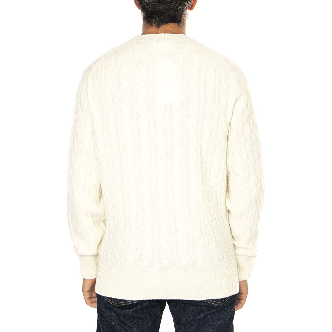Pullover AH2924-XFJ - Maglione Girocollo Uomo Bianco AH2924-XFJ  LACOSTE 