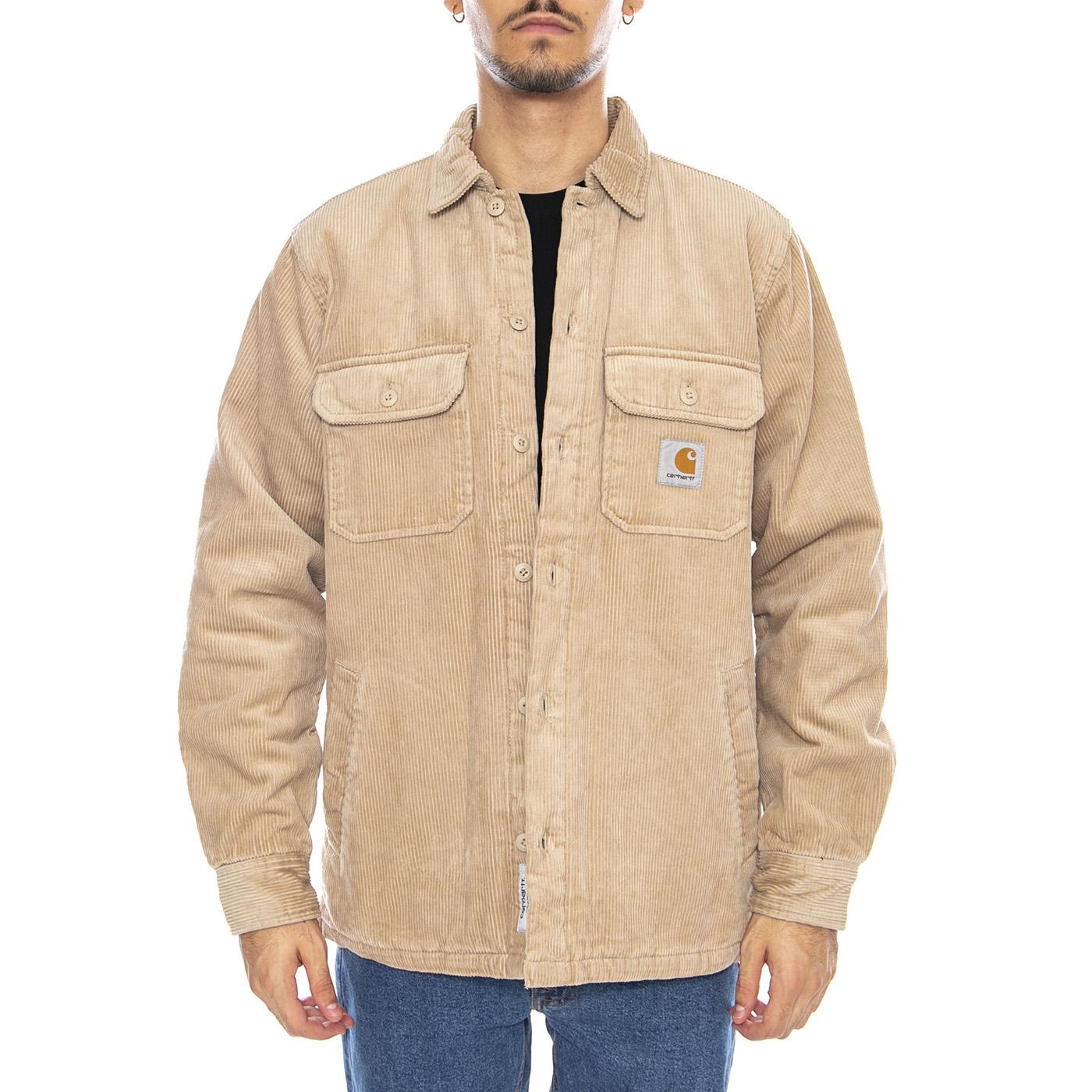 Whitsome Shirt Jacket Wall - Giacca Invernale Uomo Beige I028827-G1XX  CARHARTT WIP 
