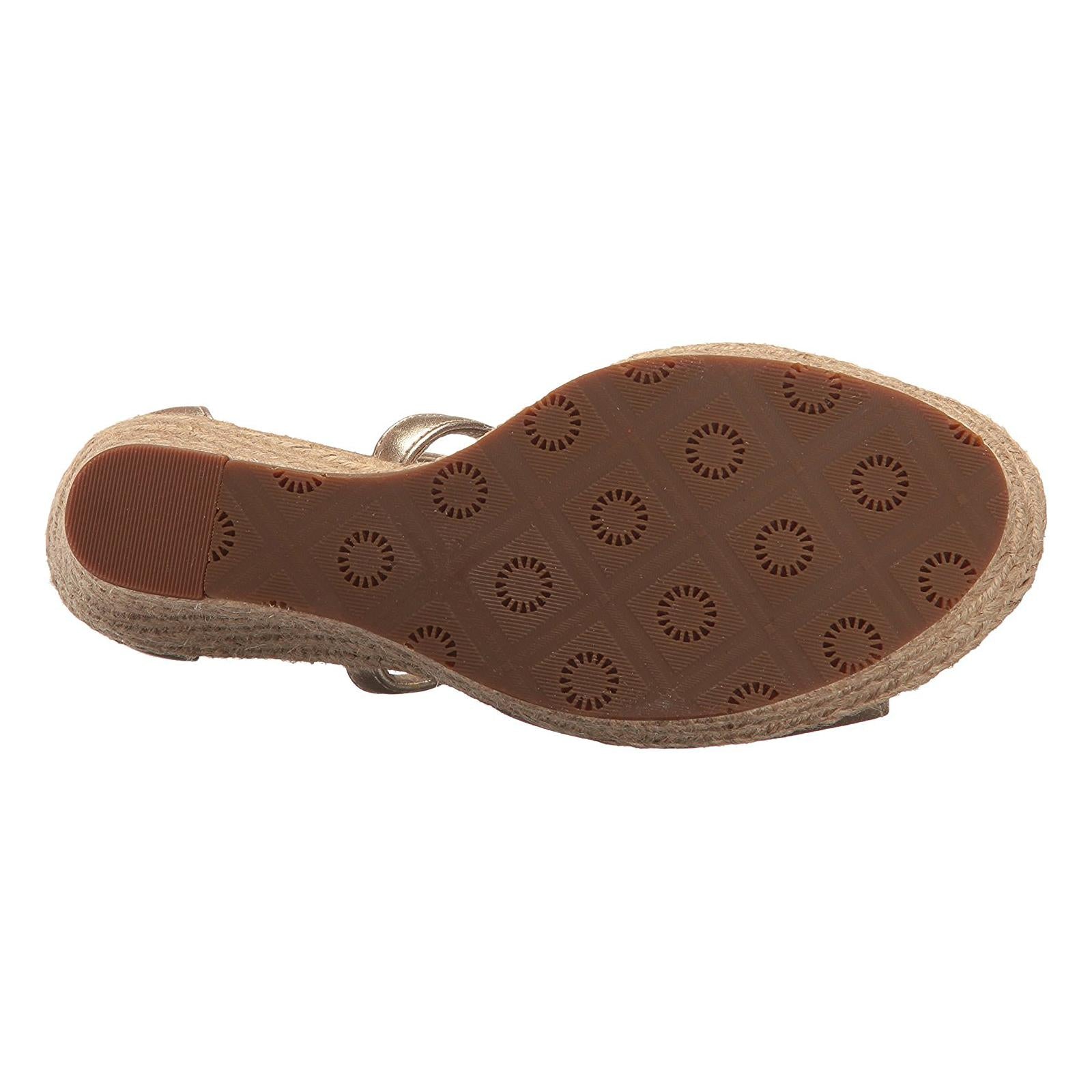 Womens Reagan Metallic Gold Sandals UGSREAGMGD1017799W  UGG 