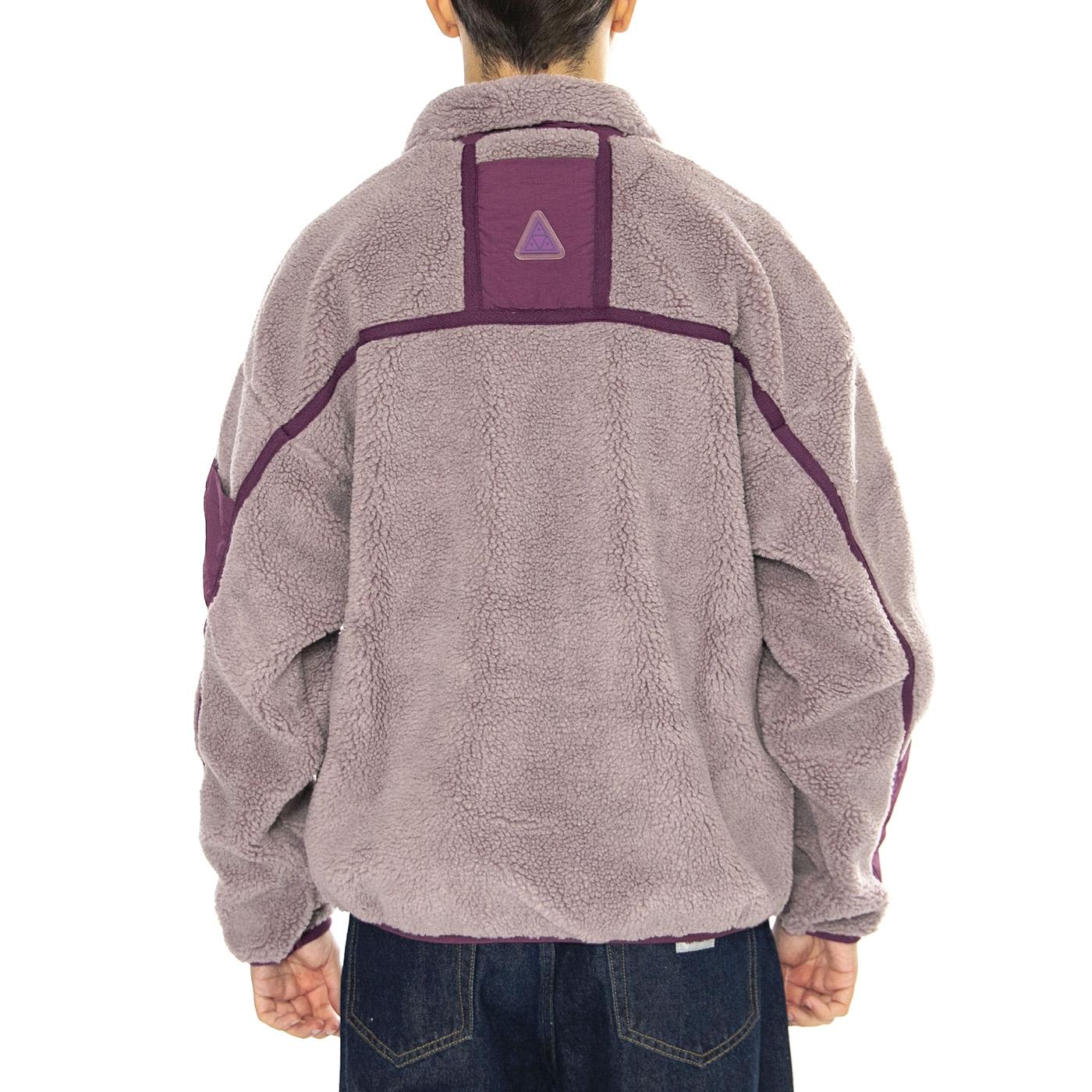 Livingstone Sherpa Jacket Dust Purple - Giacca Uomo Viola JK00407-DSTPR  HUF 