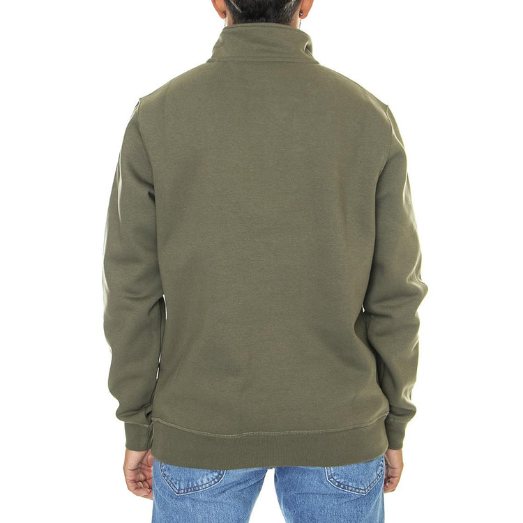 Oakport Quarter Zip Military Green - Felpa Collo Alto Uomo Verde DK0A4XD4MGR1  DICKIES 