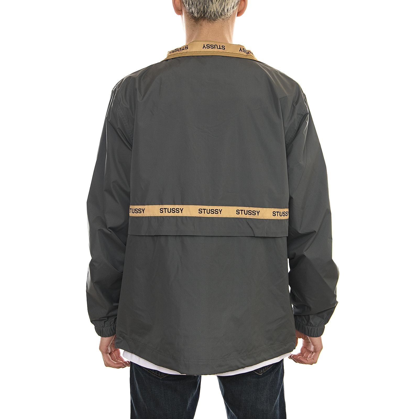 LEWIS TRACK JACKET GREY 115377-GREY  STUSSY 