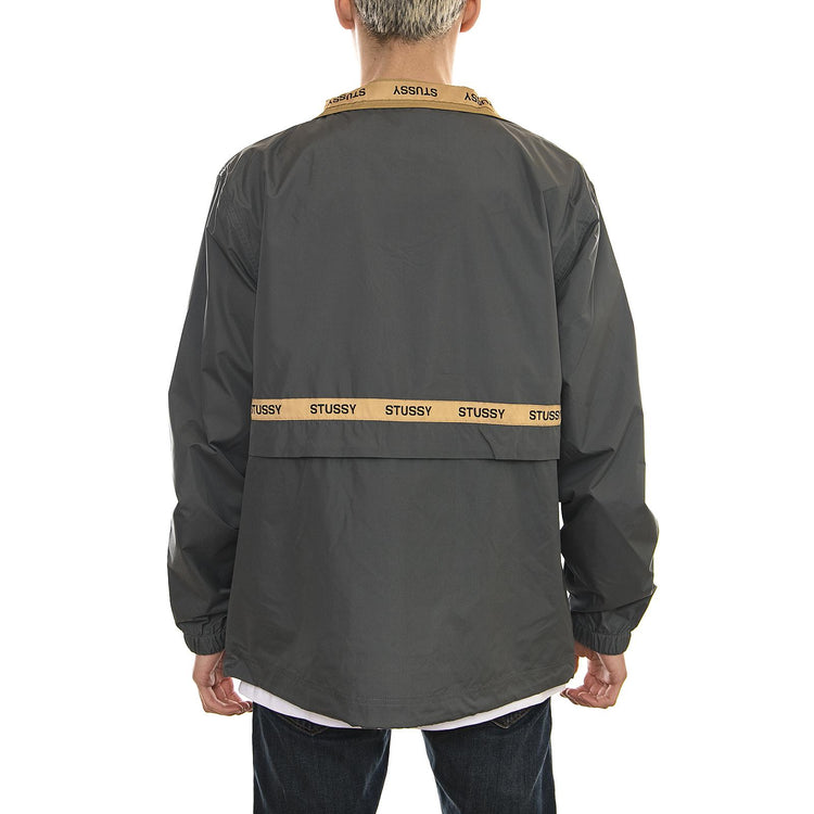 LEWIS TRACK JACKET GREY 115377-GREY  STUSSY 