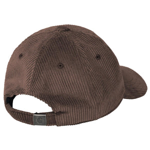 Harlem Cap Buckeye - Cappellino con Visiera in Velluto Marrone I026890.BVXX  CARHARTT WIP 
