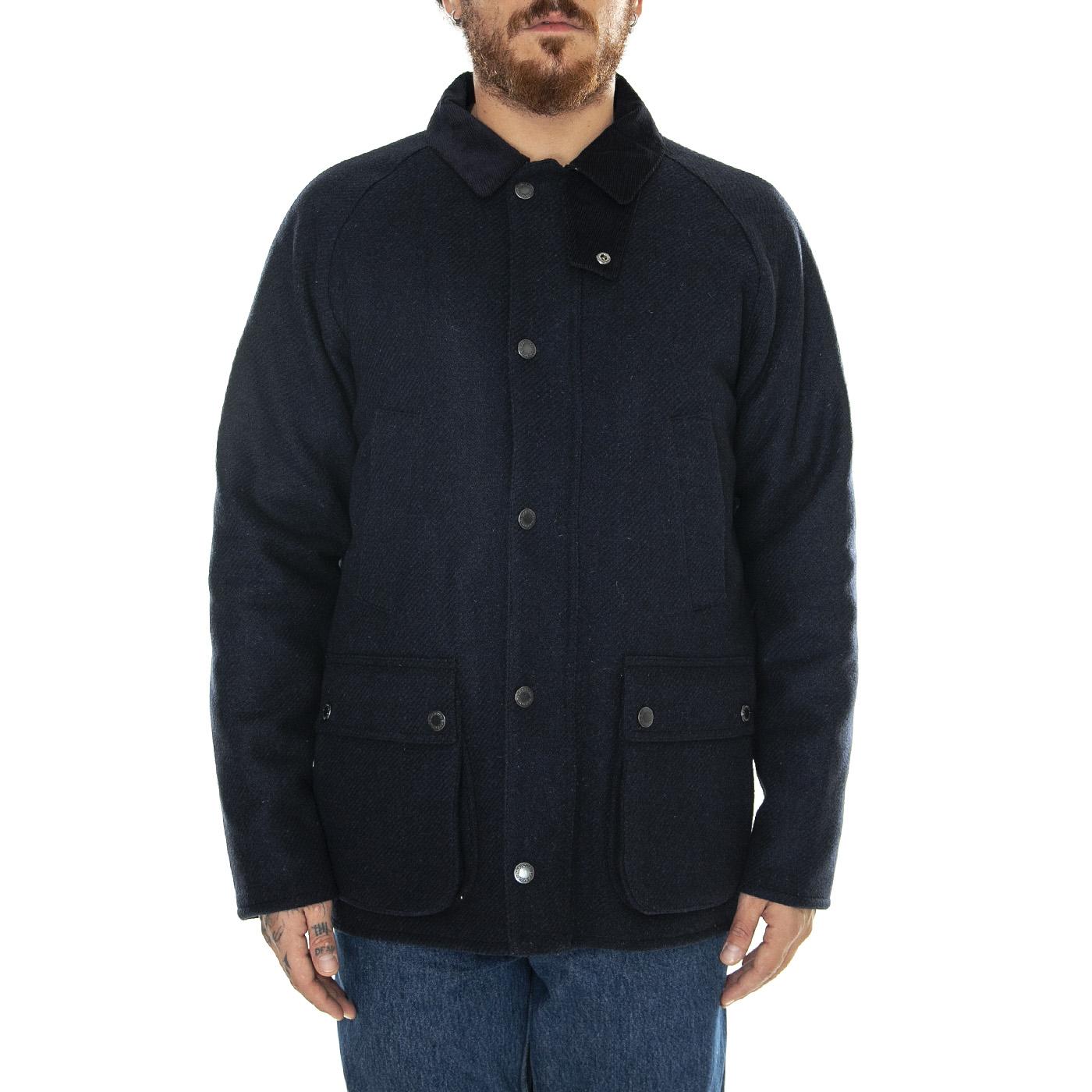Bedale Wool Navy - Giacca Uomo Blu MWO0283-NY71-FW23  BARBOUR 