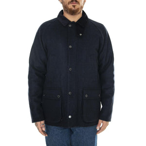 Bedale Wool Navy - Giacca Uomo Blu MWO0283-NY71-FW23  BARBOUR 