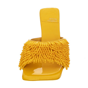 Beaded-Me Yellow Patent Pu+Beads - Sandali Donna Arancioni JCSJC-927-21-5-YEL  JEFFREY CAMPBELL 
