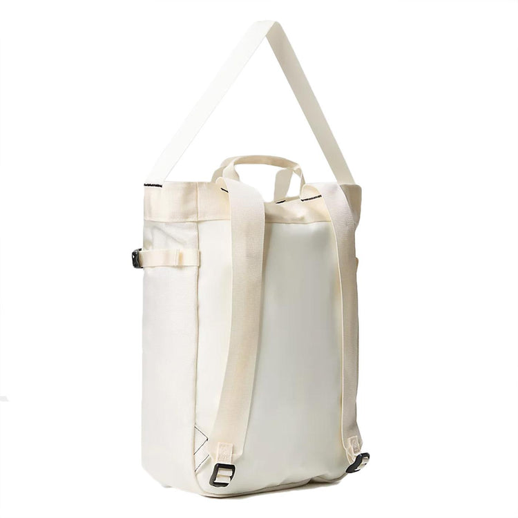 Base Camp Tote White Dune / TNF Black - Borsa a Tracolla Bianca NF0A3KX2ROU1  THE NORTH FACE 
