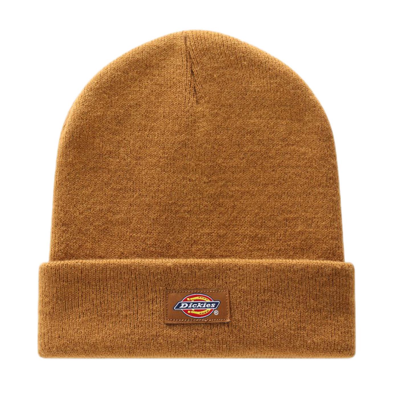 Gisland Beanie Brown Duck - Berretto Marrone con logo DK0A4X7KBD01 . DICKIES 
